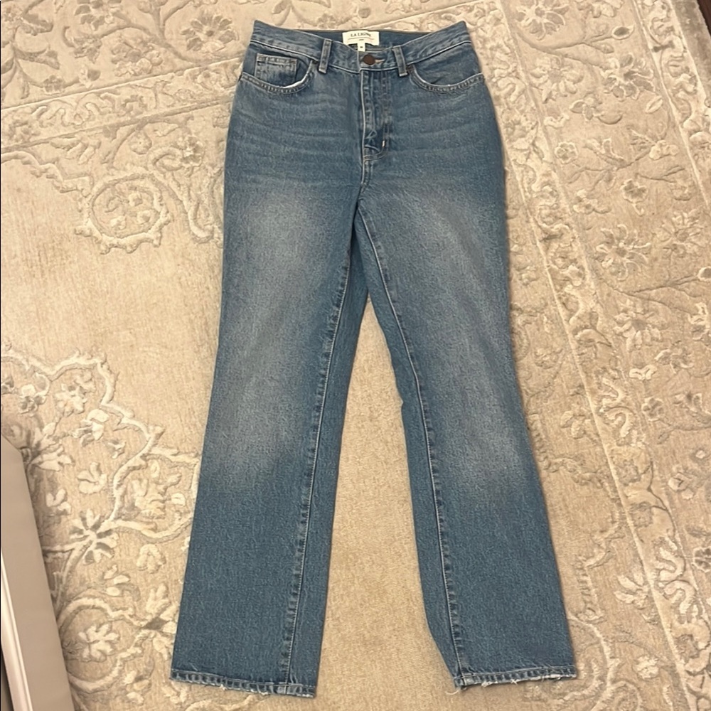 ✨ La Ligne Women's High-Rise Straight Jeans – Size 25 – Barely Worn ✨